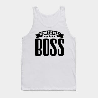 World's Best Boss Tank Top